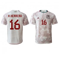 Fotbalové Dres Mexiko Hector Herrera #16 Venkovní MS 2022 Krátký Rukáv